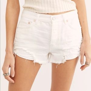 Free People Loving Good Vibrations Cutoffs